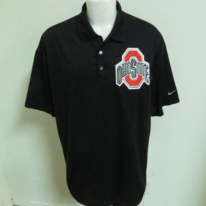 M-3XL Ohio State Black Nike Dri-Fit Men's #84A Polo Shirt